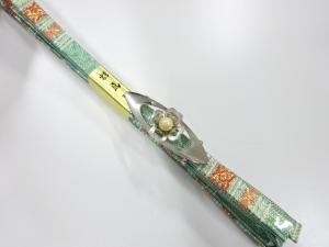 未使用品　パール帯留め・佐賀錦帯締めセット